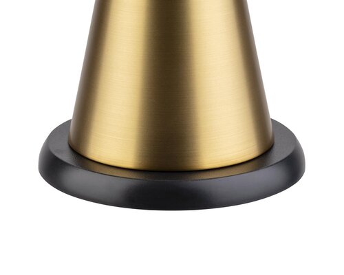 M&T Lampe de table rechargable " Cone "  couleur doré