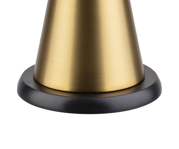 M&T Lampe de table rechargable " Cone "  couleur doré