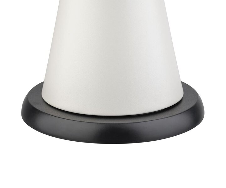 M&T Table lamp rechargable  " Mini  Cone " whisper white height 11,5 cm