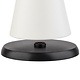 M&T Table lamp rechargable  " Mini  Cone " whisper white height 11,5 cm