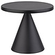 M&T Lampe de table rechargable " Mini  Cone " noire  hauteur 11,5 cm