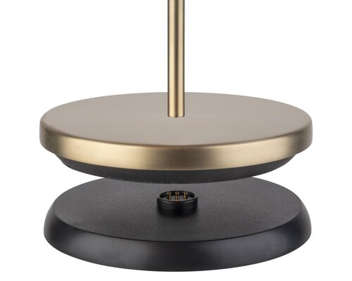 M&T Table lamp rechargable  " Josef " Champagne height 30 cm