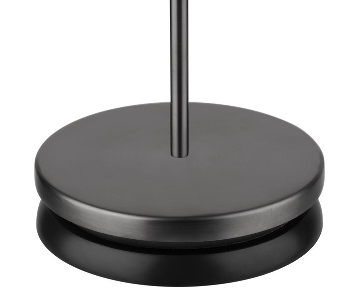M&T Table lamp rechargable  " Josef " Gunmetal height 30 cm