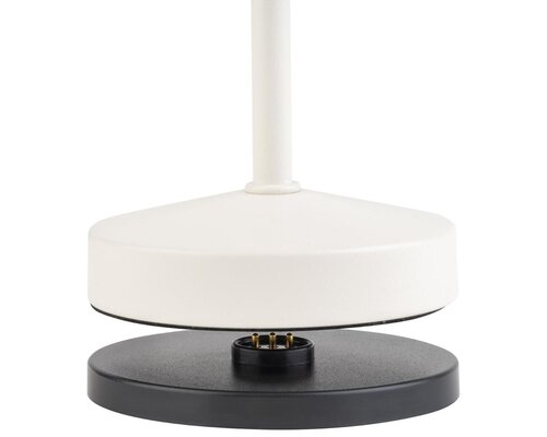 M&T Lampe de table rechargable " Alav  "  whisper white hauteur 20 cm