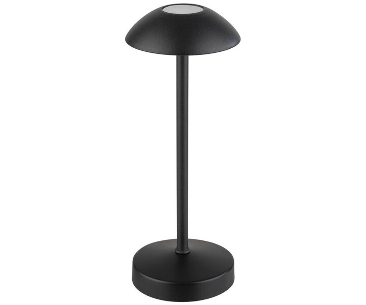 M&T Tafellamp oplaadbaar " Alav "  zwart  hoogte 20 cm