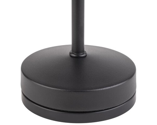 M&T Lampe de table rechargable " Alav  "  noire  hauteur 20 cm