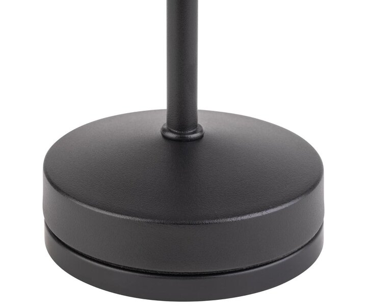 M&T Table lamp rechargable  " Alav " black height 20 cm