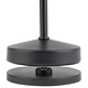M&T Lampe de table rechargable " Alav  "  noire  hauteur 20 cm