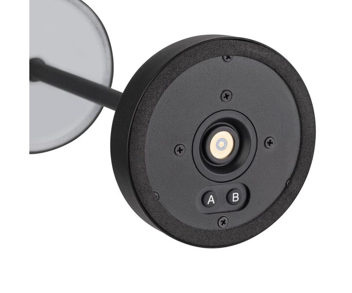 M&T Tafellamp oplaadbaar " Alav "  zwart  hoogte 20 cm