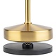 M&T Table lamp rechargable  " Alav " gold look height 20 cm