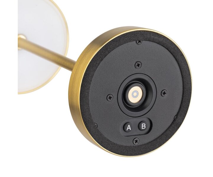 M&T Lampe de table rechargable " Alav  "  couleur doré 20 cm