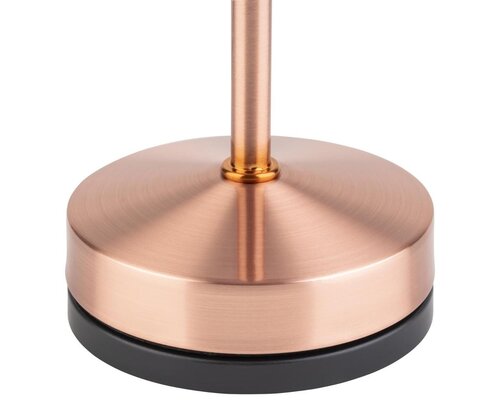 M&T Table lamp rechargable  " Alav " copper look height 20 cm