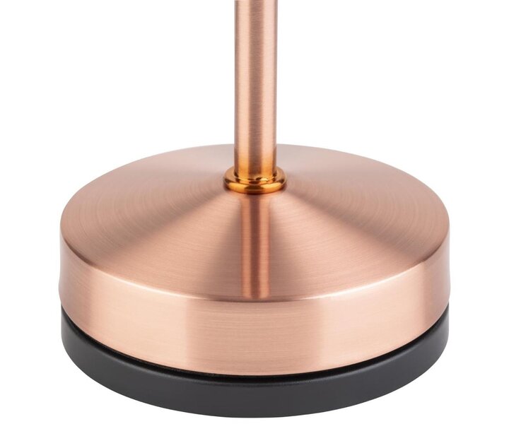 M&T Table lamp rechargable  " Alav " copper look height 20 cm