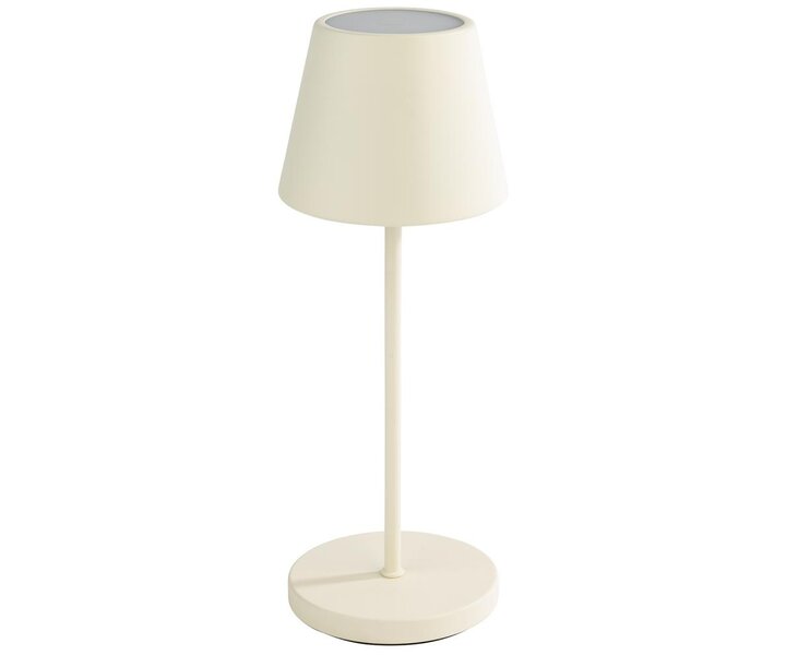 M&T Lampe de table rechargable " Merle "  whisper white hauteur 30,5 cm