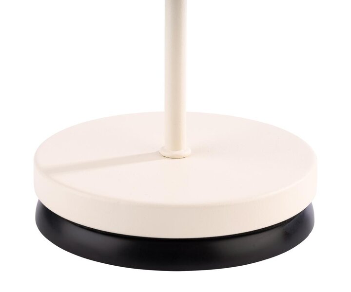 M&T Table lamp rechargable  " Merle " whisper white height 30,5 cm