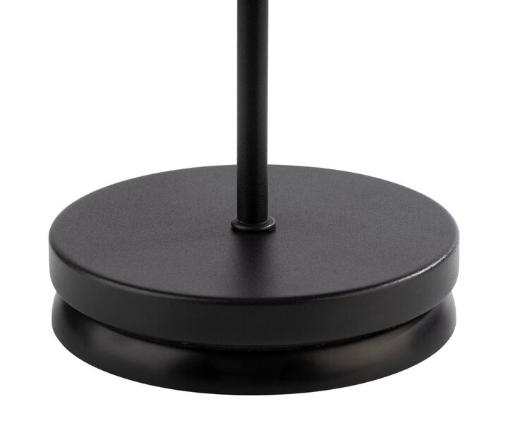 M&T Lampe de table rechargable " Merle "  noire hauteur 30,5 cm