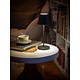 M&T Lampe de table rechargable " Merle "  noire hauteur 30,5 cm