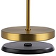 M&T Lampe de table rechargable " Merle "  couleur doré hauteur 30,5 cm