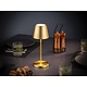 M&T Lampe de table rechargable " Merle "  couleur doré hauteur 30,5 cm
