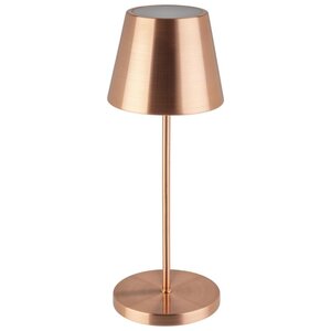 M&T Lampe de table rechargable " Merle "  couleur cuivre hauteur 30,5 cm
