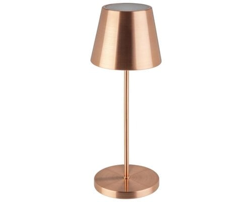 M&T Lampe de table rechargable " Merle "  couleur cuivre hauteur 30,5 cm