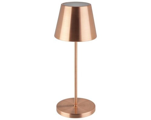 M&T Table lamp rechargable  " Merle " copper color height 30,5 cm