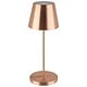 M&T Table lamp rechargable  " Merle " copper color height 30,5 cm