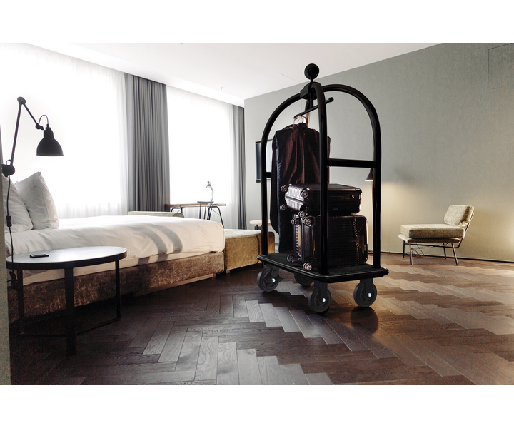 M&T Luggage trolley Drift line  - red