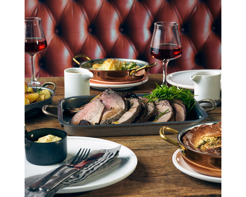 M&T Serving  rectangular with 2 handles  32,5 x 23,5 cm vintage - stonewashed finish