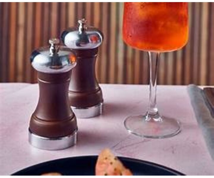 M&T Moulin à poivre 12 cm " Londres " avec accents argent