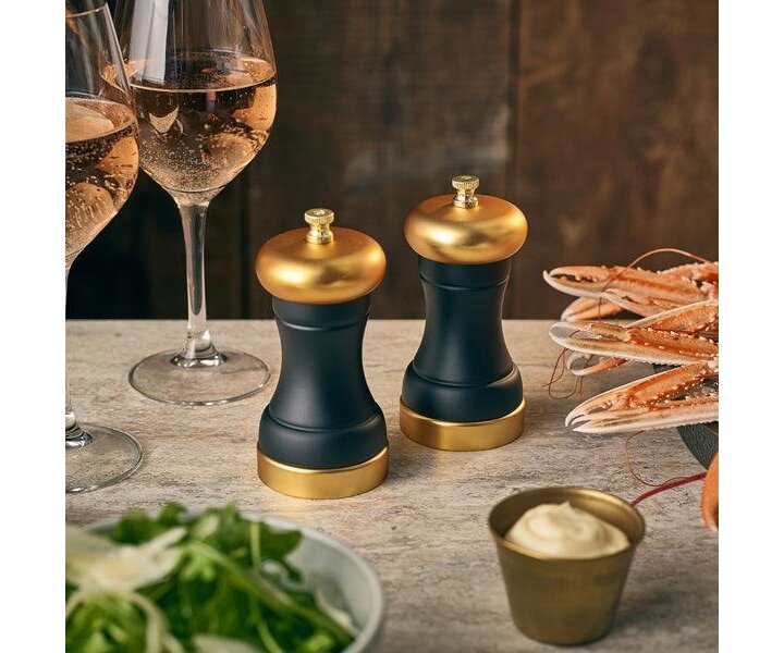 M&T Peppermill 12 cm " London " with gold accepts