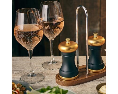 M&T Pepermolen 12 cm " London " met  gouden accenten