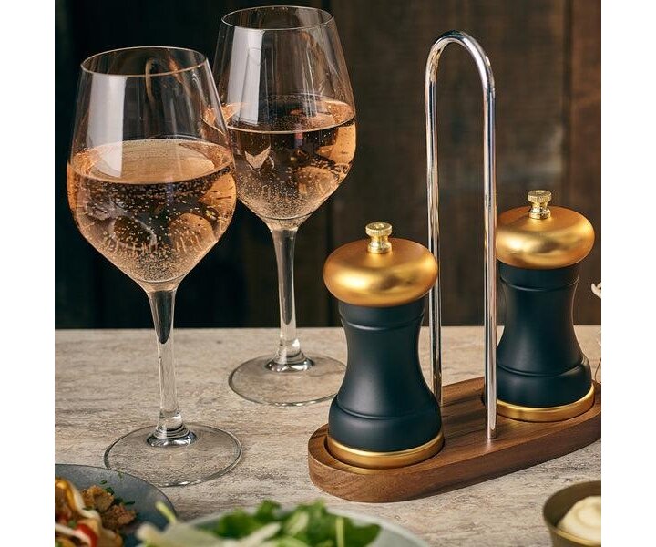 M&T Moulin à poivre 12 cm " Londres " avec accents doré