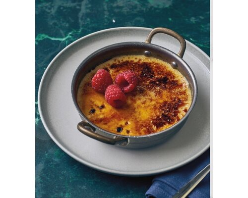 M&T Plat de service rond à 2 poignées 15,5 cm diamètre - finition vintage