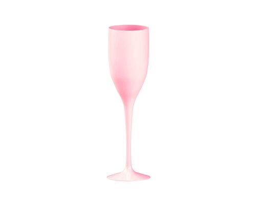 M&T Reusable champagne flute 150 ml  - Pink