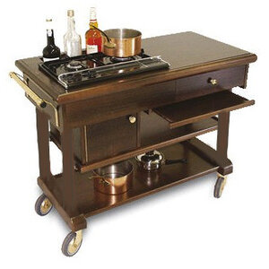 M&T Flambé trolley with two gaz heaters