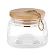 M&T Storage jar 0,50 liter glass with wooden lid