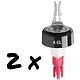 BAR UP  Ball measured pourer set of 2 x 2 stuks  4 cl & 5 cl