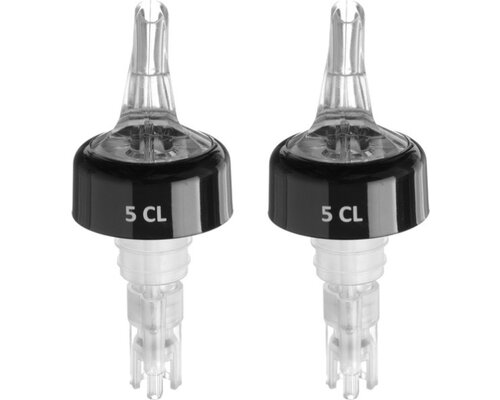 BAR UP  Ball measured pourer set of 2 x 2 stuks  4 cl & 5 cl