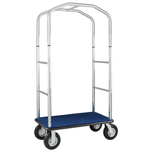M&T Luggage trolley " IBIZA "  with blue carpet
