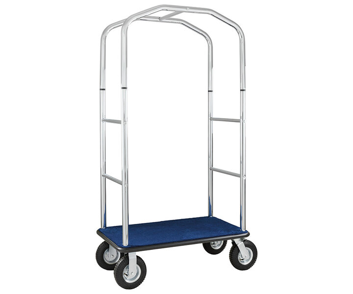 M&T Luggage trolley " IBIZA "  with blue carpet