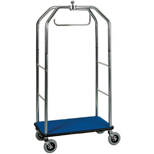 M&T Luggage trolley " IBIZA "  with blue carpet