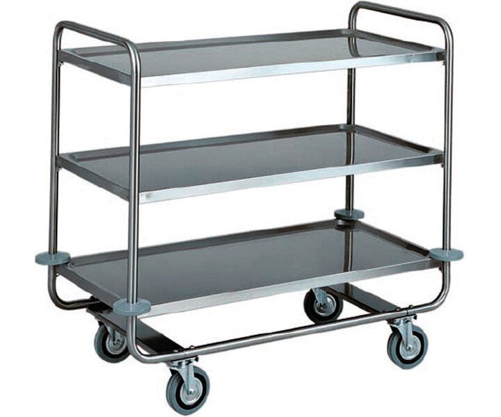 M&T Serving trolley with 3 levels  for heavy transport