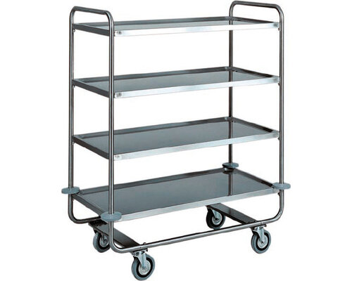 M&T Serving trolley with 4 levels  for heavy transport