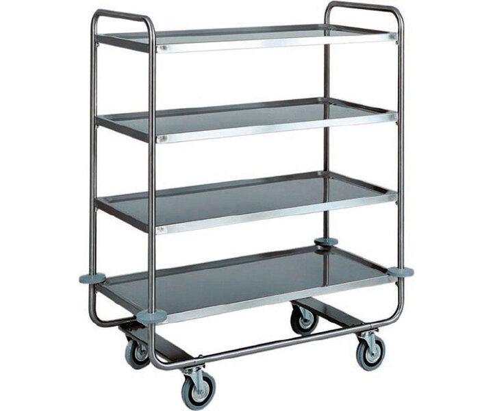 M&T Serving trolley with 4 levels  for heavy transport