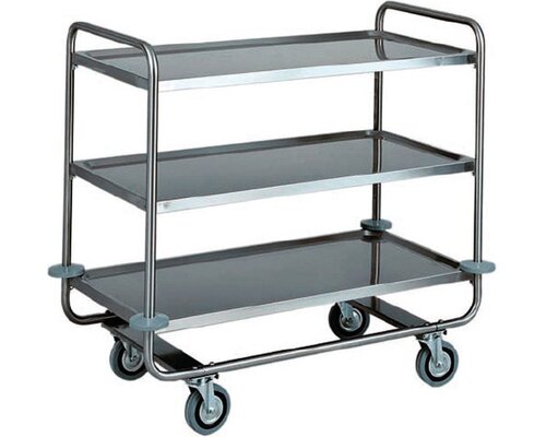 M&T Serving trolley with 2 levels  for heavy transport