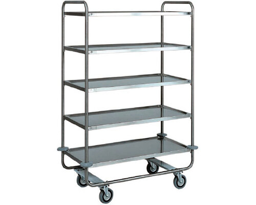 M&T Serving trolley with 5 levels  for heavy transport