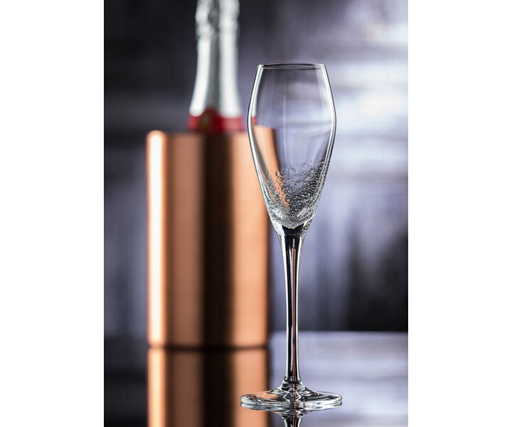 UTOPIA  Flûte à champagne et verre à cocktail 16 cl avec effet bulles  "BOTANIST "