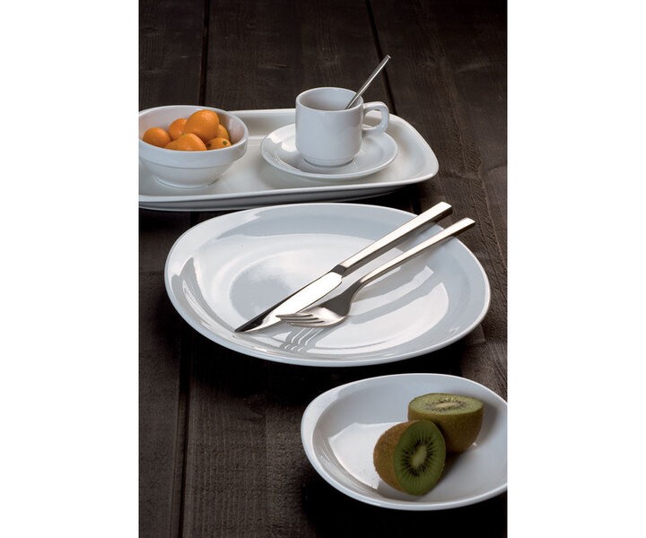 SARREGUEMINES Porcelaine Assiette plate Ø 24 cm  " OSLO " Sarreguemines