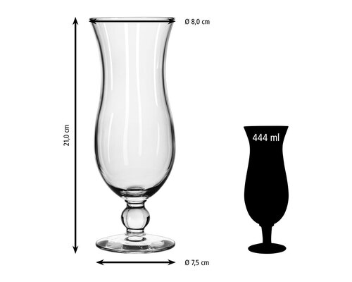 LIBBEY  Verre à  cocktail  Hurricane 44 cl